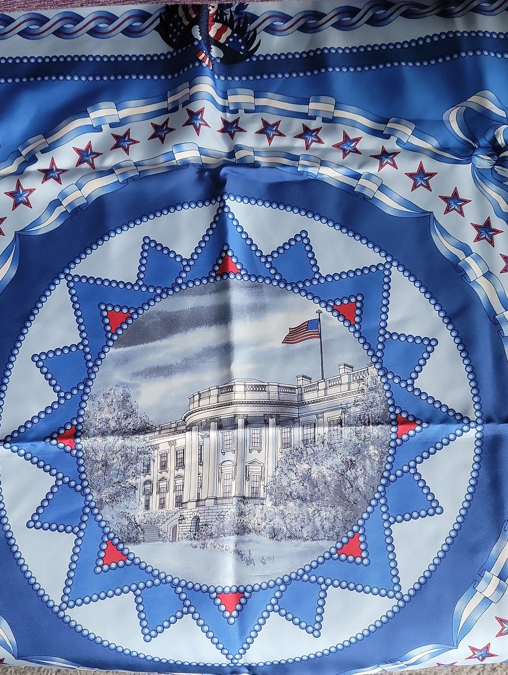 The White House Vintage Silk Scarf